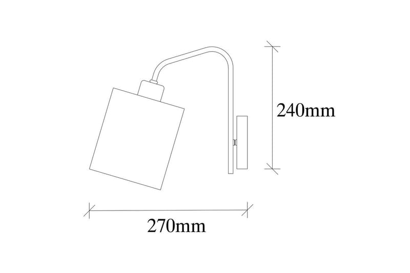 Vägglampa Ve Nickel / Vit - Vit - Belysning & el - Inomhusbelysning & lampor - Vägglampa