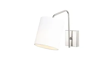 Vägglampa Ve Nickel / Vit - Vit - Belysning & el - Inomhusbelysning & lampor - Vägglampa