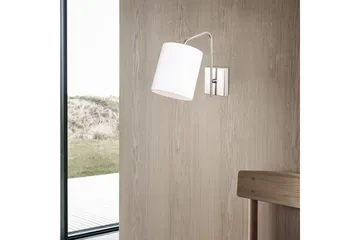 Vägglampa Ve Nickel / Vit - Vit - Belysning & el - Inomhusbelysning & lampor - Vägglampa