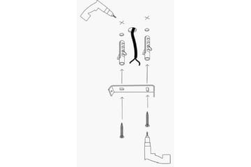 Vägglampa Ve Nickel / Vit - Vit - Belysning & el - Inomhusbelysning & lampor - Vägglampa