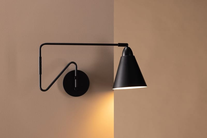 Vägglampa Venture Home Amicola Svart - Svart - Belysning & el - Inomhusbelysning & lampor - Vägglampa