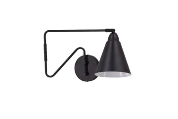 Vägglampa Venture Home Amicola Svart - Svart - Belysning & el - Inomhusbelysning & lampor - Vägglampa