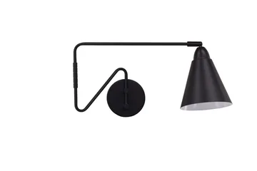 Vägglampa Venture Home Amicola Svart - Svart - Belysning & el - Inomhusbelysning & lampor - Vägglampa