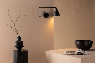 Vägglampa Venture Home Amicola Svart - Svart - Belysning & el - Inomhusbelysning & lampor - Vägglampa