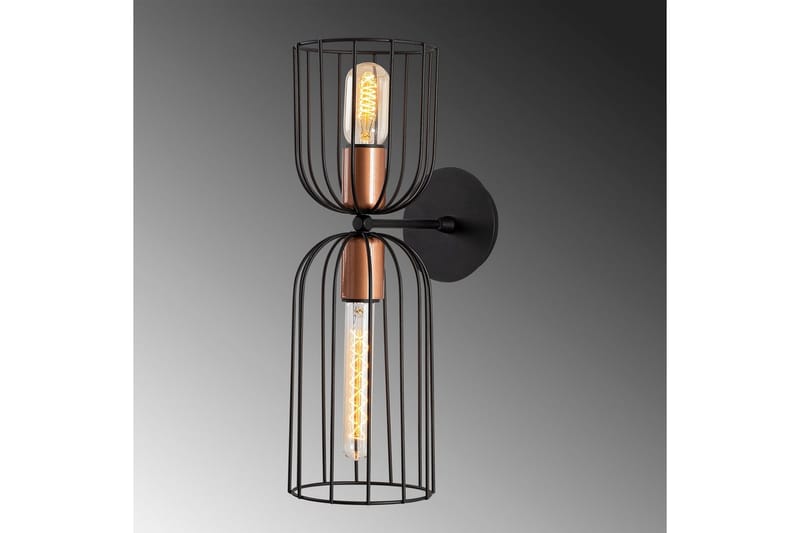 Vägglampa Xiren Svart - Svart - Belysning & el - Inomhusbelysning & lampor - Vägglampa