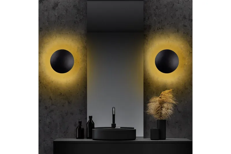 Vägglampa Zandel Svart / Koppar - Svart / Koppar - Belysning & el - Inomhusbelysning & lampor - Vägglampa