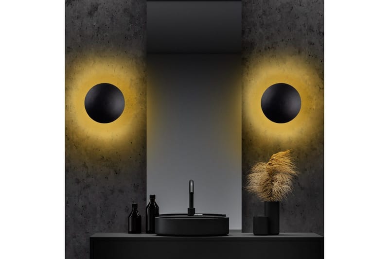 Vägglampa Zandel Svart / Koppar - Svart / Koppar - Belysning & el - Inomhusbelysning & lampor - Vägglampa