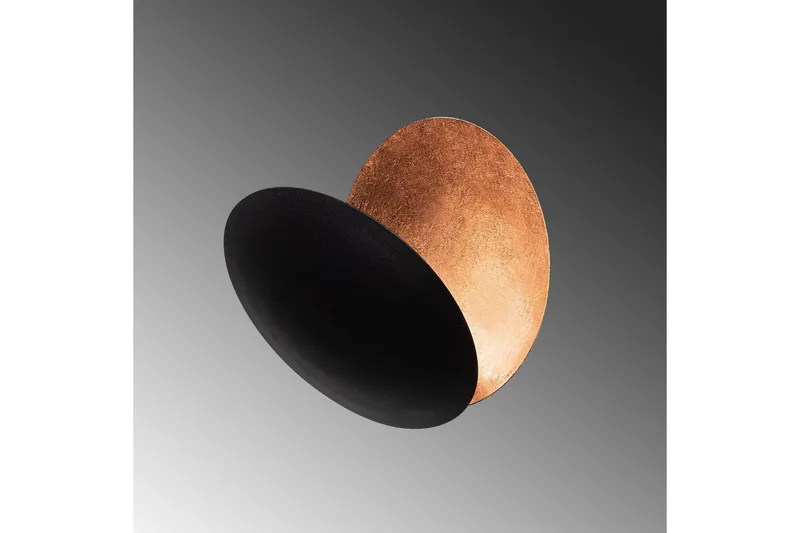 Vägglampa Zandel Svart / Koppar - Svart / Koppar - Belysning & el - Inomhusbelysning & lampor - Vägglampa