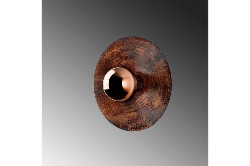 Vägglampa Zindale Koppar - 28 x 26 cm - Belysning & el - Inomhusbelysning & lampor - Vägglampa
