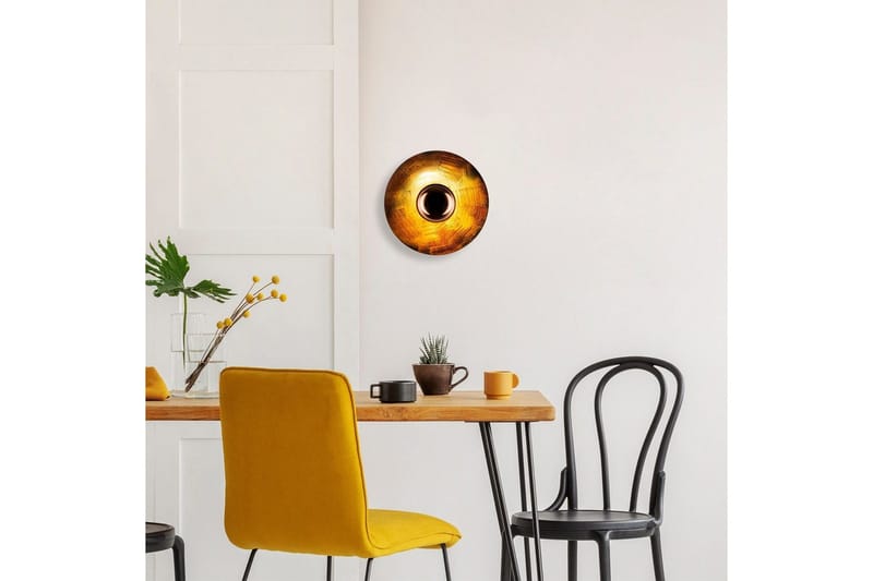 Vägglampa Zindale Koppar - 28 x 26 cm - Belysning & el - Inomhusbelysning & lampor - Vägglampa