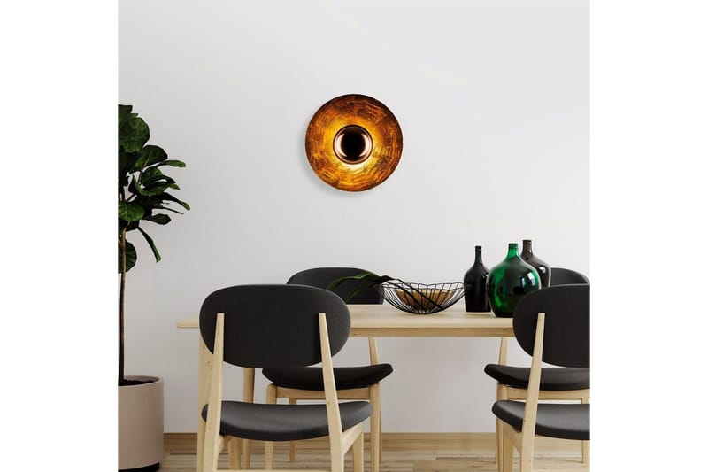 Vägglampa Zindale Koppar - 38 x 31 cm - Belysning & el - Inomhusbelysning & lampor - Vägglampa