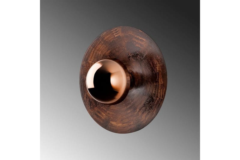 Vägglampa Zindale Koppar - 38 x 31 cm - Belysning & el - Inomhusbelysning & lampor - Vägglampa