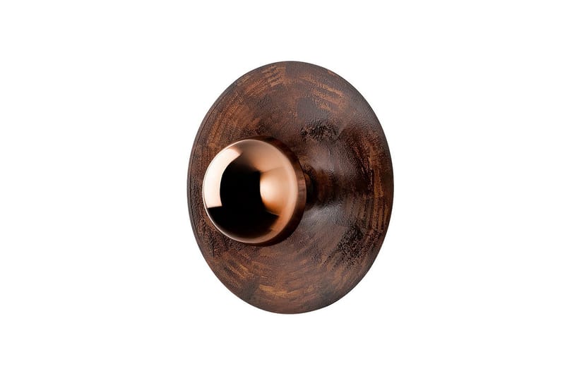 Vägglampa Zindale Koppar - 38 x 31 cm - Belysning & el - Inomhusbelysning & lampor - Vägglampa