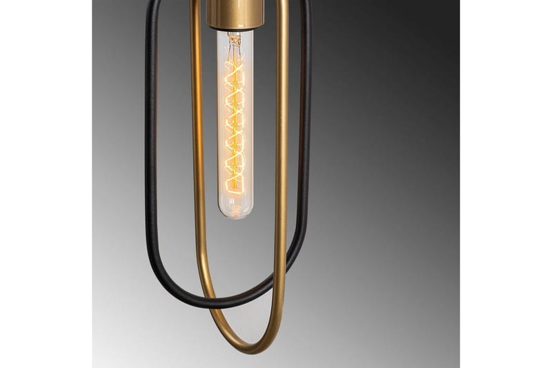 Vägglampa Pindor svart / guld - Guld/Svart - Belysning & el - Inomhusbelysning & lampor - Vägglampa