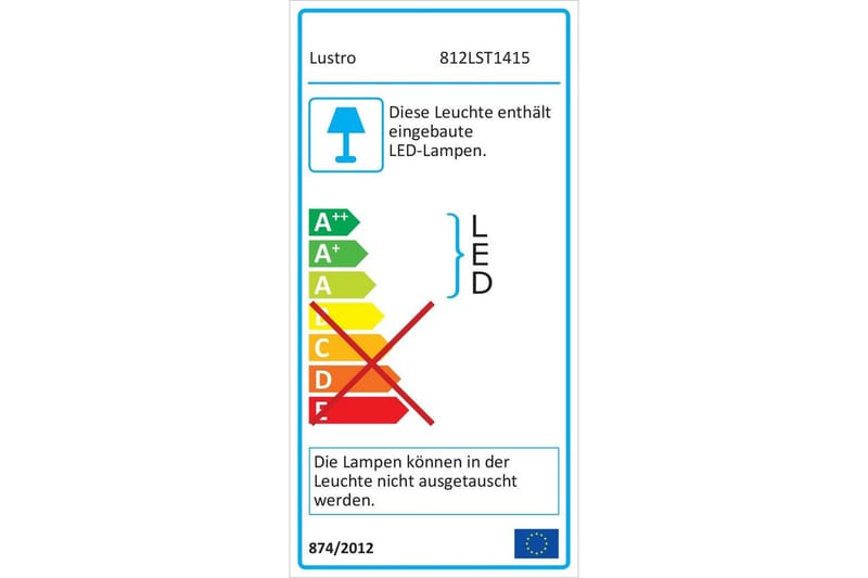 Vägglampeset (2 stycken) Giuseppe Duo Brun / Rany - Brun/Guld - Belysning & el - Inomhusbelysning & lampor - Vägglampa