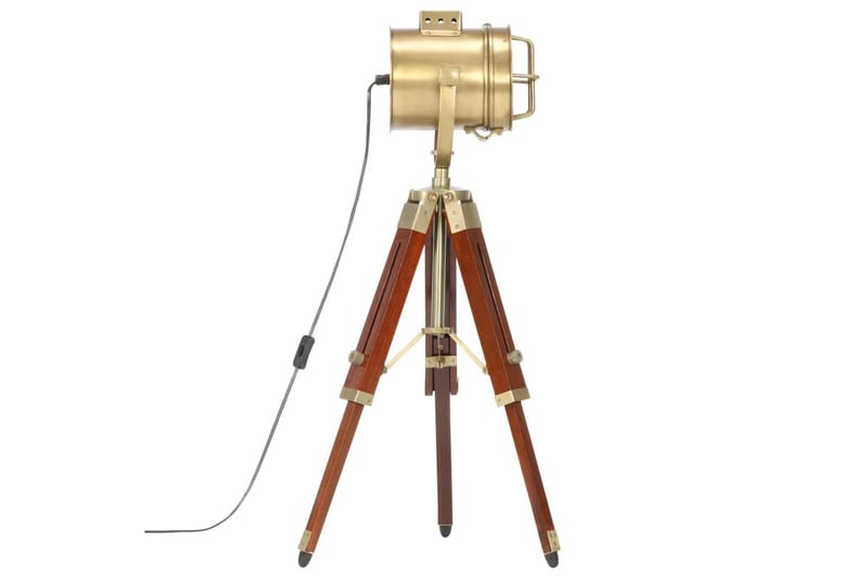 Golvlampa massivt mangoträ 69 cm - Brun - Belysning & el - Inomhusbelysning & lampor - Vardagsrumslampa