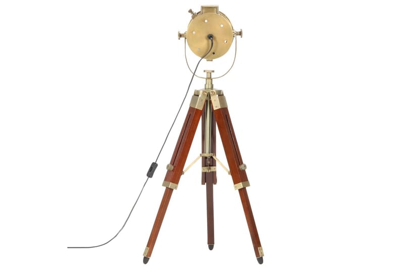 Golvlampa massivt mangoträ 69 cm - Brun - Belysning & el - Inomhusbelysning & lampor - Vardagsrumslampa