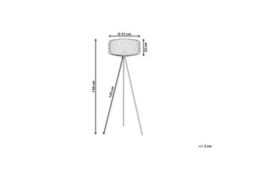 Vendaval Golvlampa 145 cm - Svart - Belysning & el - Inomhusbelysning & lampor - Sovrumslampa