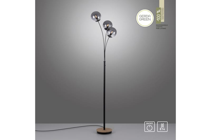 Widow Just Light Golvlampa - Wood - Belysning & el - Inomhusbelysning & lampor - Sovrumslampa