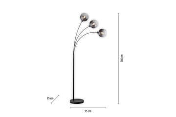 Zea Just Light Golvlampa - Black - Belysning & el - Inomhusbelysning & lampor - Sovrumslampa