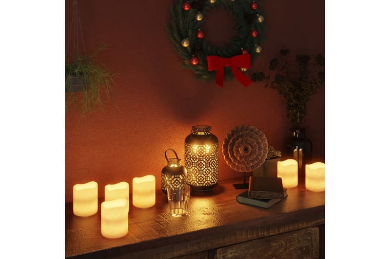 Elektriska LED-ljus med timer och fjärrkontroll 24 st varmvi - be Basic - �Övrig julbelysning