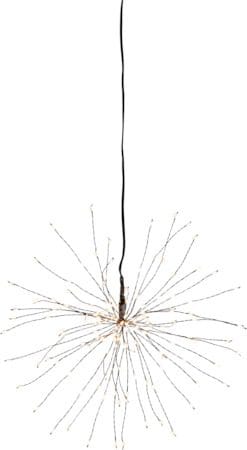 Firework Hängande dekoration belysning 26 cm, svart
