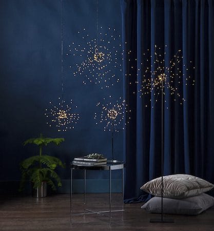 Firework Hängande dekoration belysning 26 cm - svart - Belysning & el - Julbelysning - Övrig julbelysning