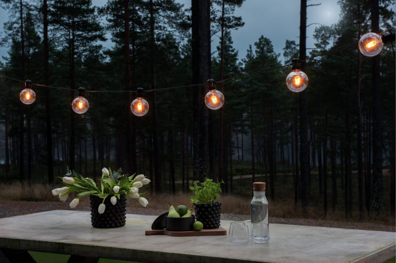 Slinga E27 10 LED utbytbar Svart - Konstsmide - Övrig julbelysning - Ljusslinga