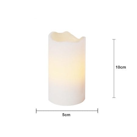 Advent LED Blockljus 4-pack 5 cm - vit - Belysning & el - Julbelysning - Övrig julbelysning