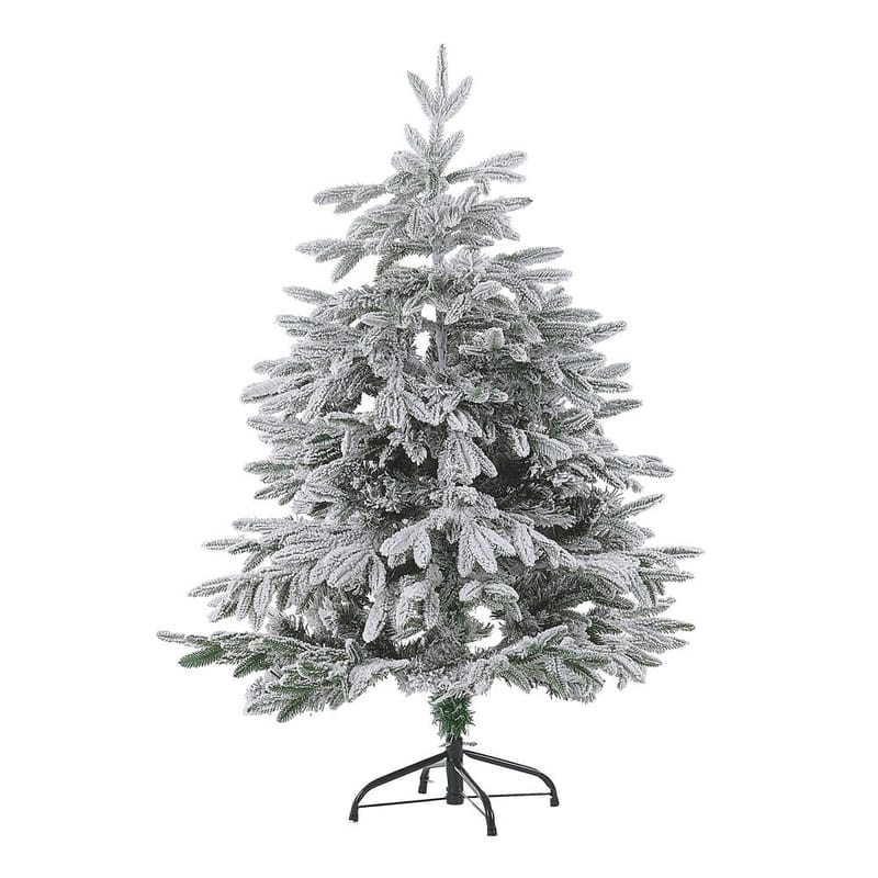 Bassie Liten Snöig Plastgran 120 cm - Vit/Grön - Inredning - Julpynt & helgdekoration - Julpynt & juldekoration - Plastgran