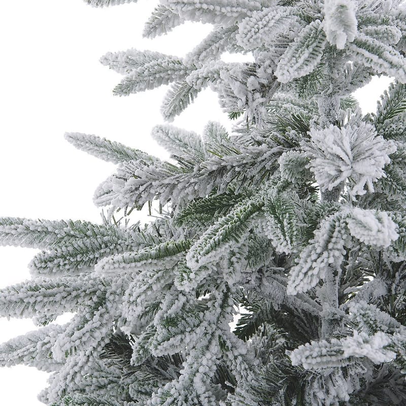 Bassie Liten Snöig Plastgran 120 cm - Vit/Grön - Inredning - Julpynt & helgdekoration - Julpynt & juldekoration - Plastgran