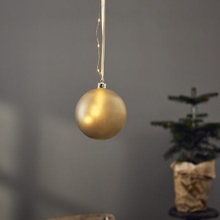 Bliss Glaskula 15 cm - matt guld - Belysning & el - Julbelysning - Övrig julbelysning