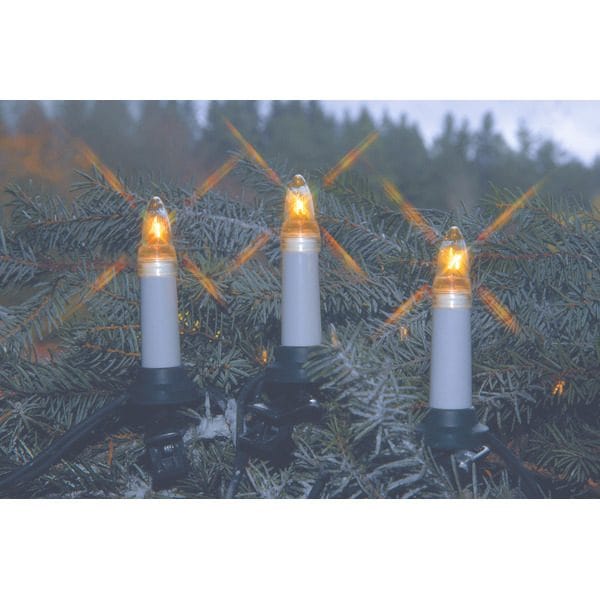 Erik Julgransbelysning 11 cm - vit och grön - Belysning & el - Julbelysning - Jullampor