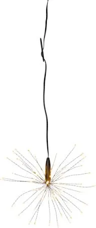 Firework Hängande dekoration belysning 16 cm - svart - Belysning & el - Julbelysning - Övrig julbelysning