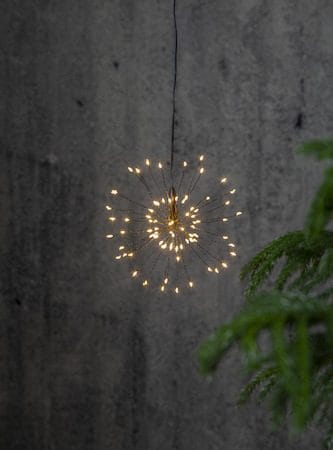 Firework Hängande dekoration belysning 16 cm - svart - Belysning & el - Julbelysning - Övrig julbelysning