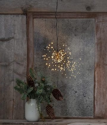 Firework Hängande dekoration belysning 16 cm - svart - Belysning & el - Julbelysning - Övrig julbelysning