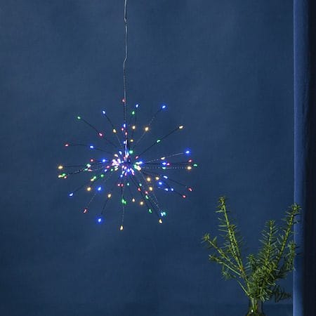 Firework Hängande dekoration belysning 26 cm - svart - Belysning & el - Julbelysning - Övrig julbelysning