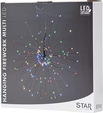 Firework Hängande dekoration belysning 26 cm - svart - Belysning & el - Julbelysning - Övrig julbelysning