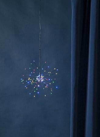 Firework Hängande dekoration belysning 26 cm - svart - Belysning & el - Julbelysning - Övrig julbelysning