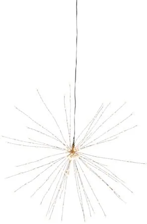 Firework Hängande dekoration belysning 45 cm, svart