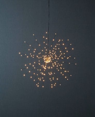 Firework Hängande dekoration belysning 45 cm - svart - Belysning & el - Julbelysning - Övrig julbelysning