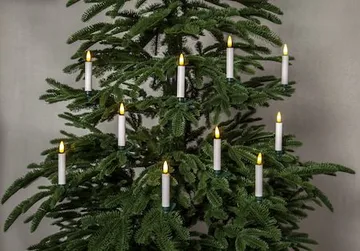 Flamme Julgransbelysning - vit och grön - Belysning & el - Julbelysning - Jullampor