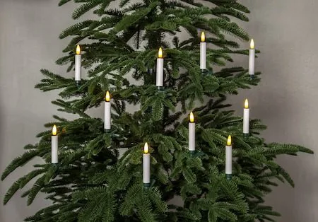 Flamme Julgransbelysning - vit och grön - Belysning & el - Julbelysning - Jullampor