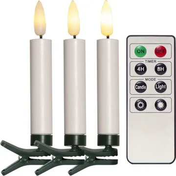 Flamme Julgransbelysning - vit och grön - Belysning & el - Julbelysning - Jullampor