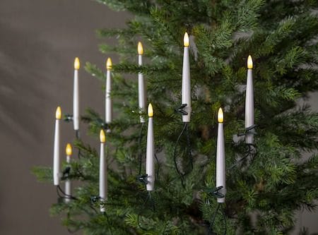 Flamme Julgransbelysning - vit och grön - Belysning & el - Julbelysning - Jullampor