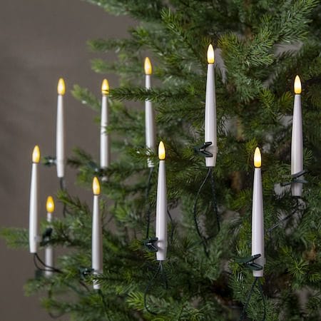 Flamme Julgransbelysning - vit och grön - Belysning & el - Julbelysning - Jullampor