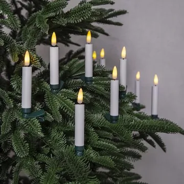 Flamme Julgransbelysning - vit och grön - Belysning & el - Julbelysning - Jullampor