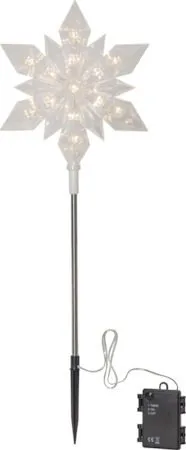 Flocke Utomhusdekoration belysning 20 cm - transparent - Belysning & el - Julbelysning - Julbelysning utomhus