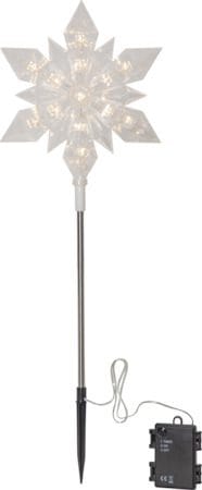 Flocke Utomhusdekoration belysning 20 cm - transparent - Belysning & el - Julbelysning - Julbelysning utomhus
