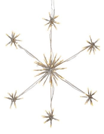 Flower Snowflake Siluett 50 cm - vit - Belysning & el - Julbelysning - Julbelysning utomhus